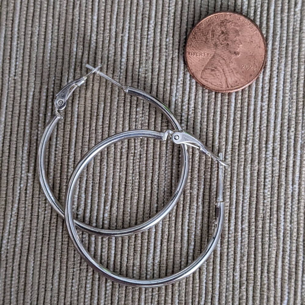 Sterling Silver Hoop Earrings